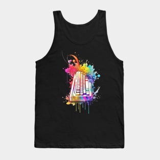 Colourful Keyboard - I love coding Tank Top